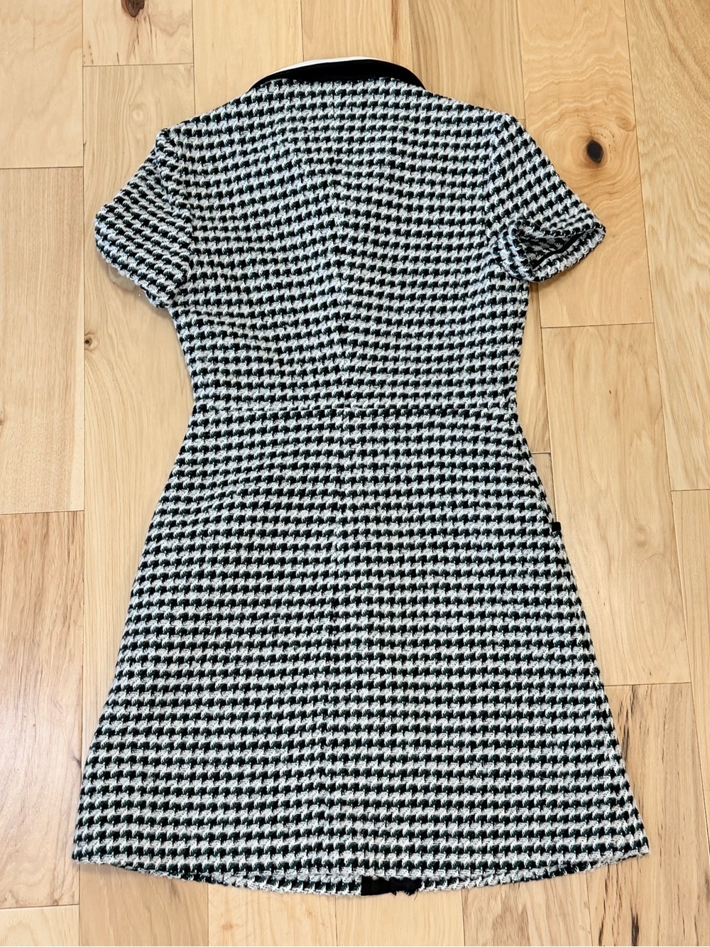 NWT Maje Women’s Renaga Collared Tweed Mini Dress - Picture 4 of 7